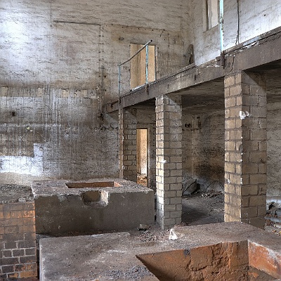 nur noch Fundamente vorhanden : GSSD, Kaserne, Lost Place