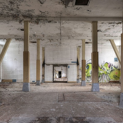 Lagerhalle für Lebensmittel : GSSD, Kaserne, Lost Place