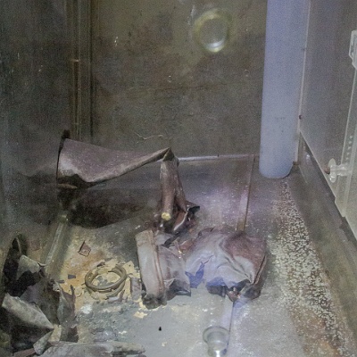 die Reste einer Manipulatorenkammer : Bunker, GSSD, Sonderwaffen