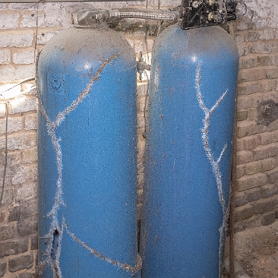 Druckflaschen in Auflösung