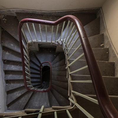 ein Treppenhaus : GSSD, Lost Place