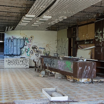 Poolbar : Halodovo, Hotel, Kroatien, Lost Place