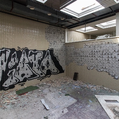 Sauna : Halodovo, Hotel, Kroatien, Lost Place