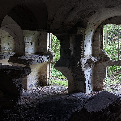 die zwischendecken fehlen : Küstrin Festung, Lost Place