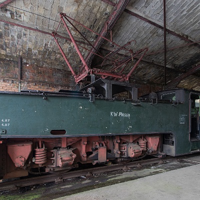 E-Lok vom Tagebau zum Kraftwerk