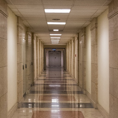 einer der originalen Flure