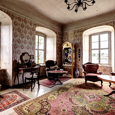 PC006349 50 51 52 53 : Abandoned, Lost Place, Schloss Promnitz