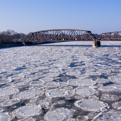 Eisgang auf der Oder : Eis, Winter, Oder