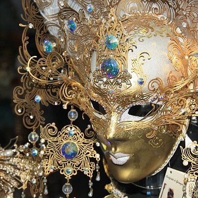 bereit für den Maskenball : Italien, Venedig