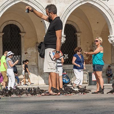 am Markusplatz : Italien, Venedig