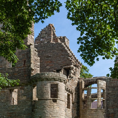 Detail vom Earl´s palace : Schottland, Kirkwall, Orkney