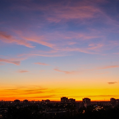 goldene Stunde über Berlin : Sonnenuntergang, Goldene Stunde