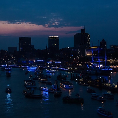 Cruise Days in Hamburg 2013 : Nacht, Hamburg