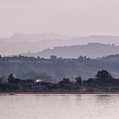 an der Adria am Morgen : Sommer, Dunst