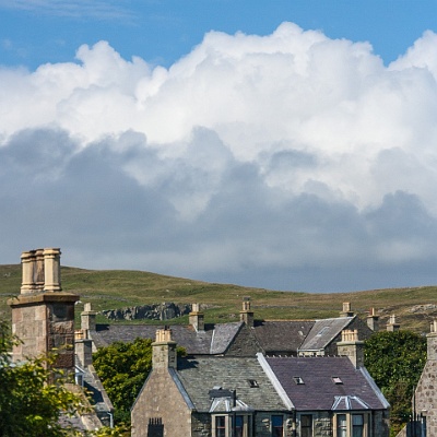 Shetland - Stadtansicht non Lerwick : Schottland, Lerwick, Shetland