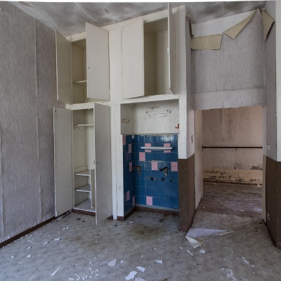 einer der Wohnräume : Lost Place, Pflegeheim